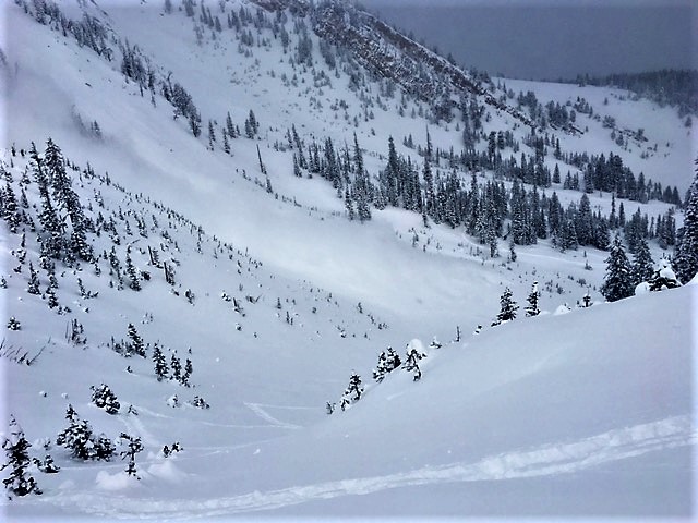 Natural Avalanche - Northern Bridgers 2/25/17 Natural Avalanche - Northern Bridgers 2/25/17