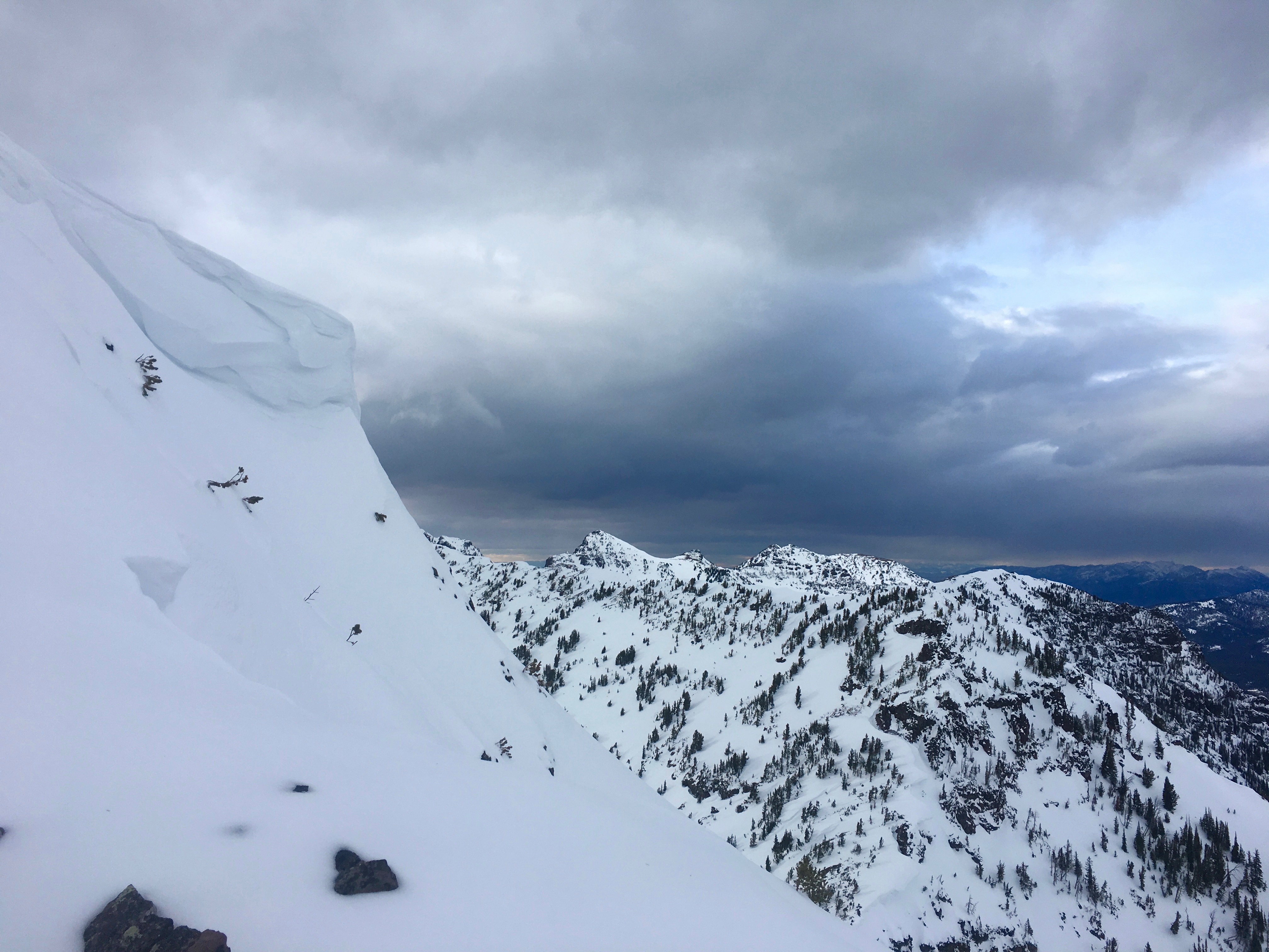 Cornice up Hyalite Cornice up Hyalite