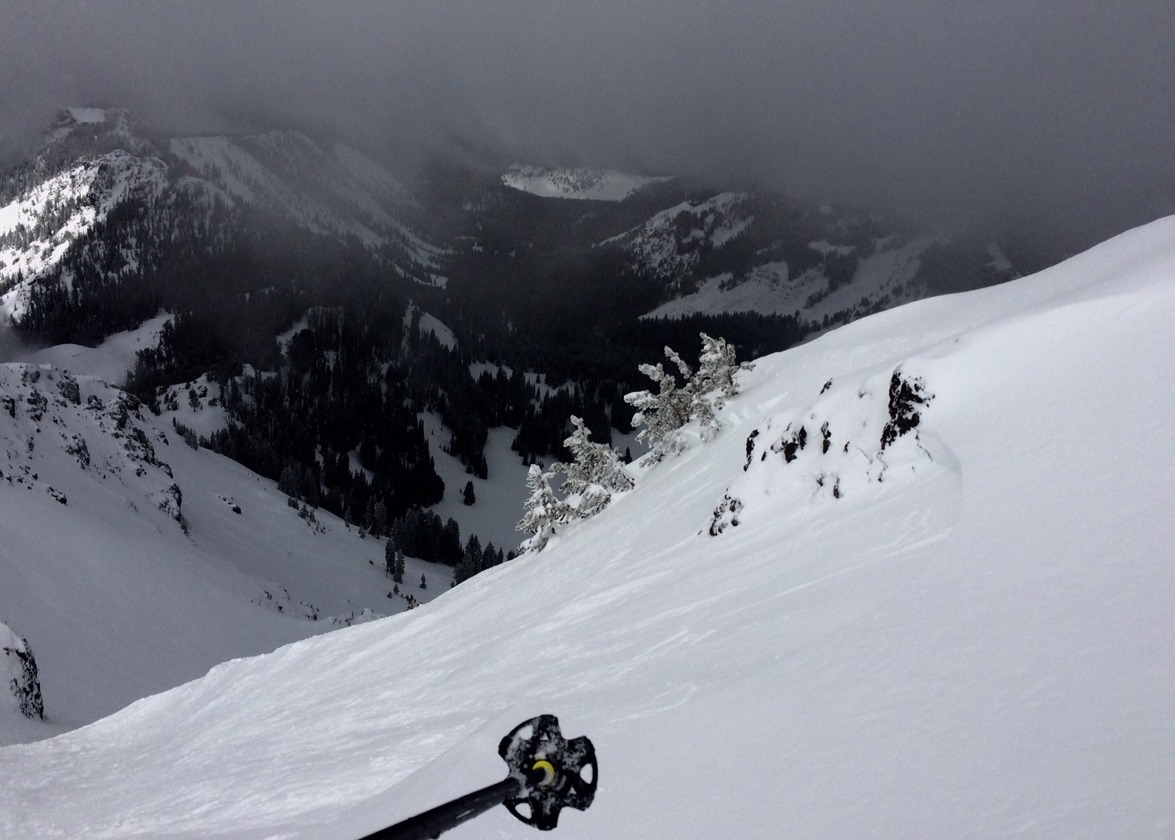 Wind Slab, Mt Blackmore 3/31/2017 Wind Slab, Mt Blackmore 3/31/2017